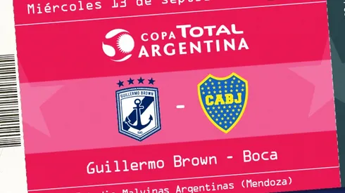 Venta de entradas: Boca Juniors vs Gmo. Brown de Puerto Madryn