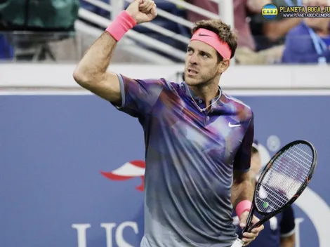 Del Potro ganó un partidazo y dijo que fue por Boca