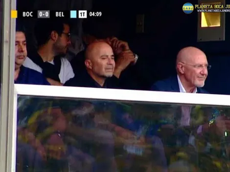 La reacción de Sampaoli con los goles de Benedetto