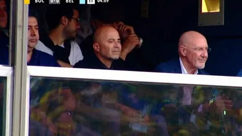 La reacción de Sampaoli con los goles de Benedetto