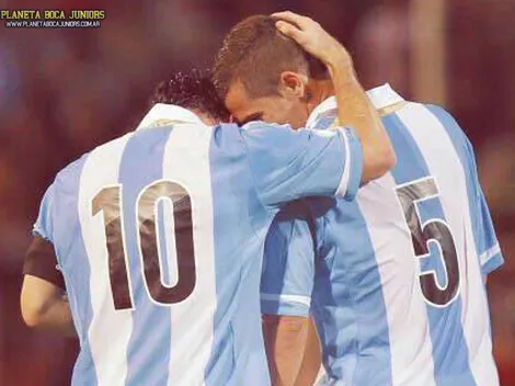 El apoyo de Messi a Gago