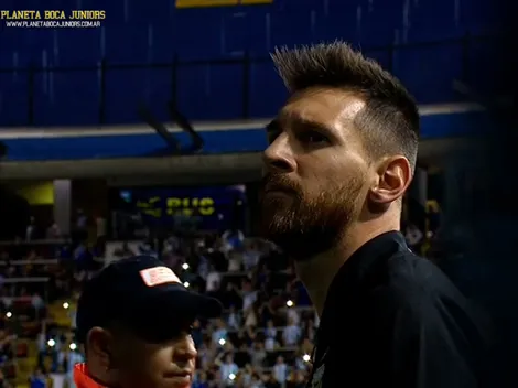 Messi quedó impactado: así fue el recibimiento de Argentina en La Bombonera
