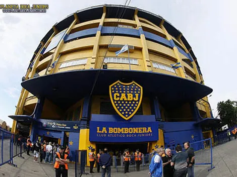 La Boca, teñida de celeste y blanco