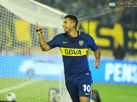 Cardona, a gusto en Boca
