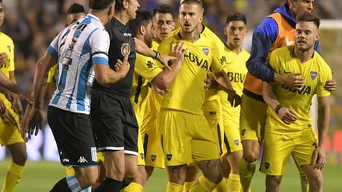 Un jugador de Racing disparó contra Boca