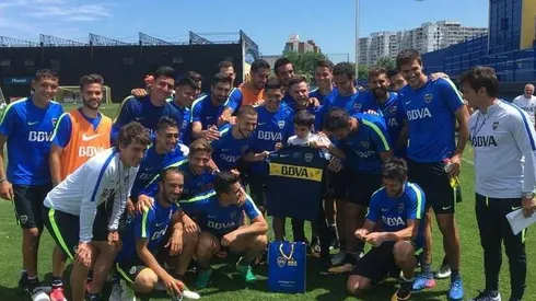Boca le cumplió el sueño a un hincha muy especial