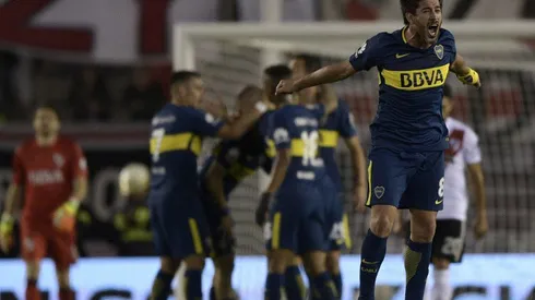 La arenga de Pablo Pérez antes del Superclásico