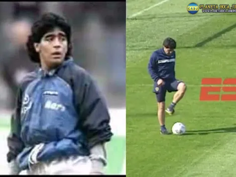 El live is life de Maradona, versión xeneize