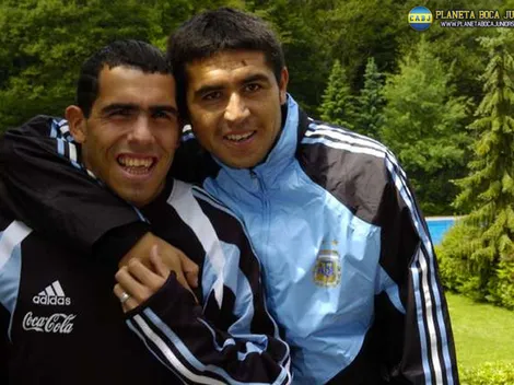 Tevez habló de su relación con Riquelme