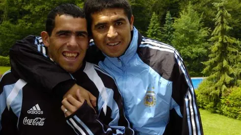 Tevez habló de su relación con Riquelme