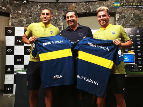 Wanchope y Buffarini, presentados