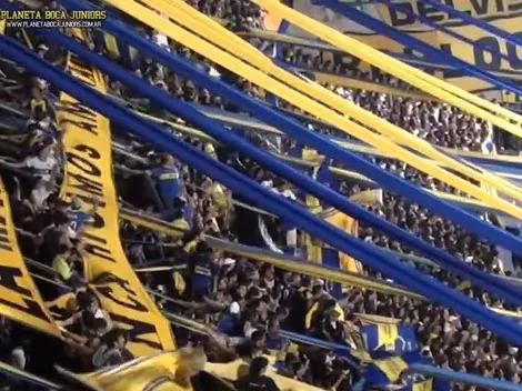 Sólo pasa en La Bombonera: ¡la hinchada hizo el trencito en la tribuna!