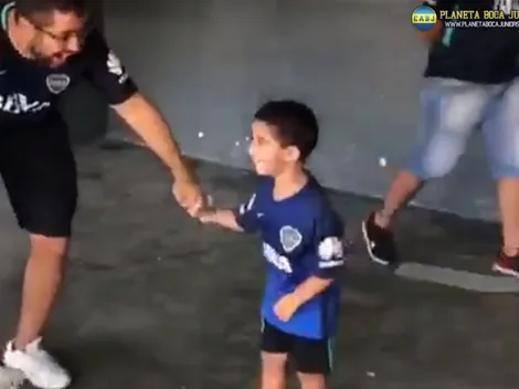 Inolvidable: llevó a su hijo por primera vez a La Bombonera y esta fue la reacción