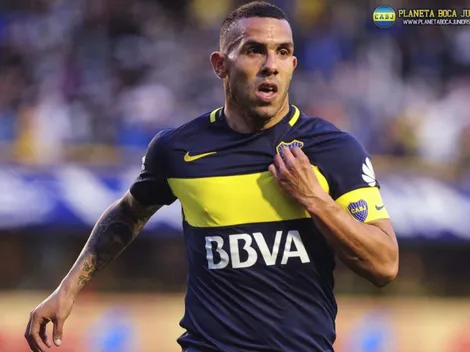 La efusiva arenga de Tevez antes del partido