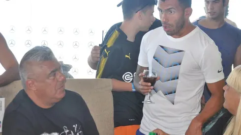 Tapia explicó por qué fue al cumpleaños de Tevez