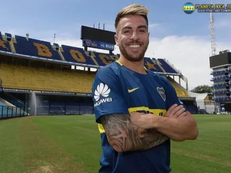 Es hincha: la foto de Buffarini de chico con la camiseta de Boca