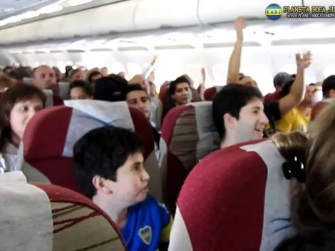 Ya empezó el Superclásico: ¡duelo de cantitos en el avión a Mendoza!