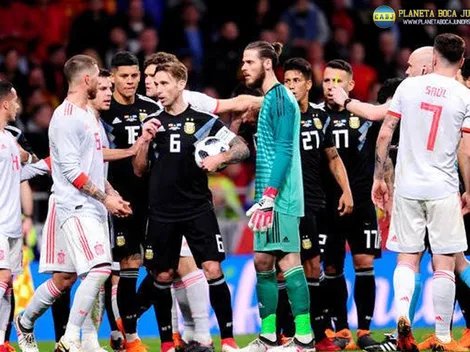 Papelón de Argentina en Madrid