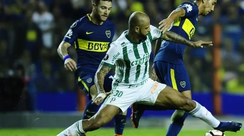 ¿Qué se dijeron Nández y Felipe Melo después del partido?