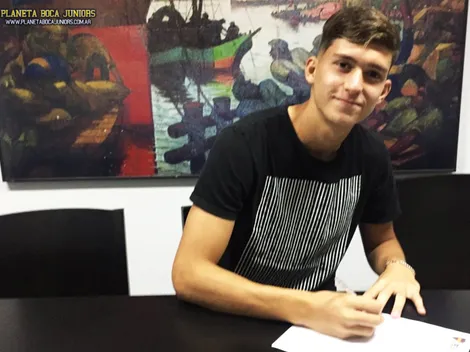 De trabar de cabeza, a su primer contrato con Boca