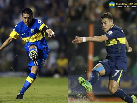 Muy parecidos: Pavón emuló un golazo de Riquelme