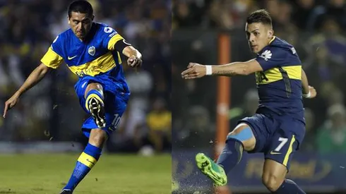 Muy parecidos: Pavón emuló un golazo de Riquelme