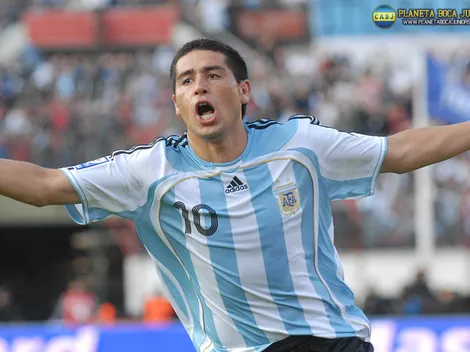 Riquelme y un asado mundialista