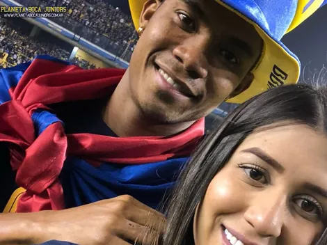 La novia de Barrios y un fuerte mensaje