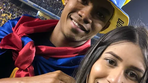 La novia de Barrios y un fuerte mensaje