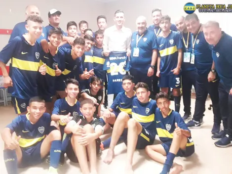 Visita especial para los pibes de inferiores