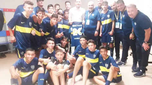 Visita especial para los pibes de inferiores