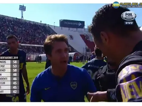 Guillermo fue a buscar al árbitro luego del partido