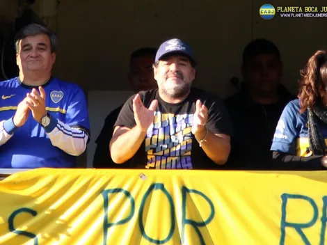 Maradona: "Somos campeones de la mano de..."