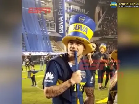 Nández, enamorado de la gente de Boca