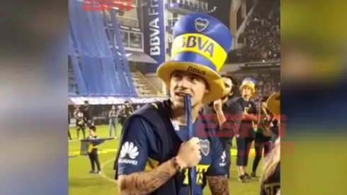 Nández, enamorado de la gente de Boca