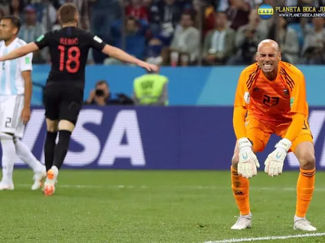 Un ídolo de Boca bancó a Caballero