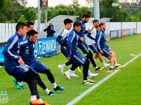 Más bravo que nunca: golazo de Pavón en la práctica de la Selección