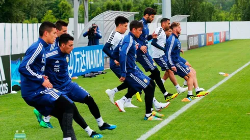 Más bravo que nunca: golazo de Pavón en la práctica de la Selección