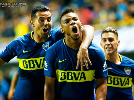 Los jugadores de Boca apoyaron a Fabra