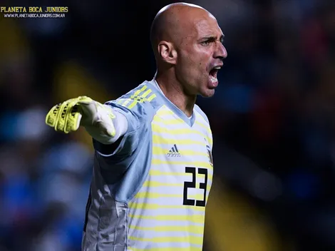 El golazo de Willy Caballero en la práctica de la Selección