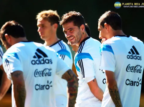 Gago visitó a la Selección