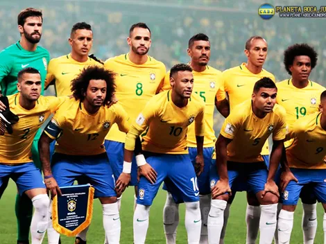 Una estrella de Brasil, hincha de Boca