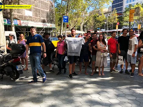 Barcelona se tiñó de azul y oro