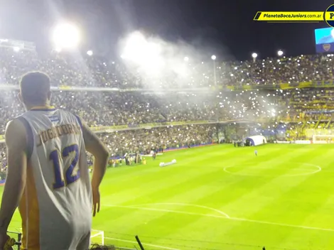 Esto es Boca: un hincha tiró caramelos para todos en la tribuna
