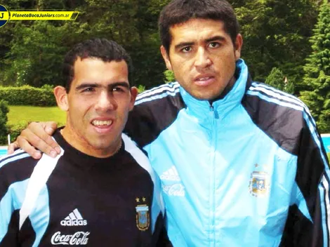 Tevez y un agradecimiento especial a Riquelme