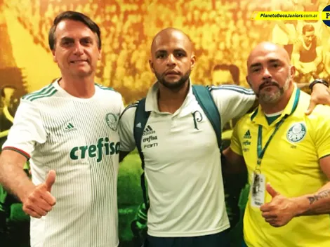 Picante: el hijo de Bolsonaro habló mal de Boca y La Bombonera