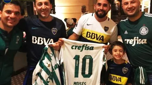 Increíble: Palmeiras invitó a dos hinchas de Boca a ver la revancha en Brasil