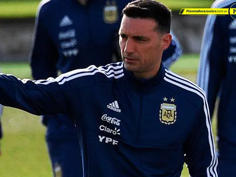 Guiño de Scaloni a Boca