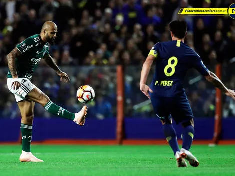 La furia de Felipe Melo tras la derrota en La Bombonera