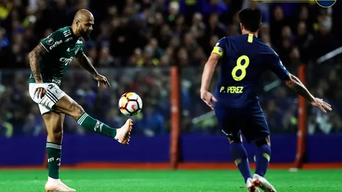 La furia de Felipe Melo tras la derrota en La Bombonera